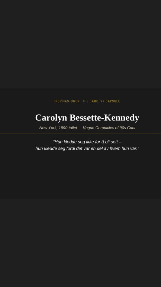 Oppskriftshefte – The Carolyn Capsule