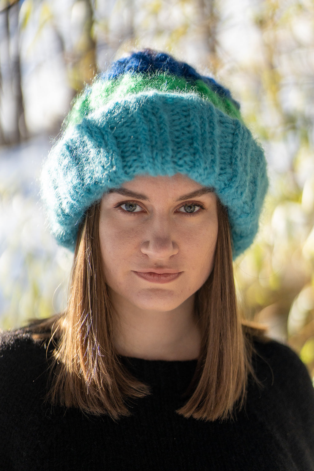 Be Bold Striped - The Beanie (m. ekstra brett)