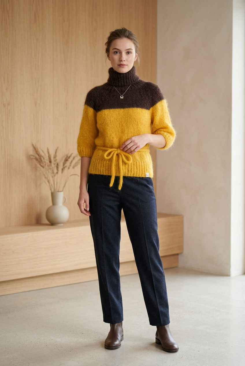 Yellow Mellow – The Sweater (AI-generert bilde)