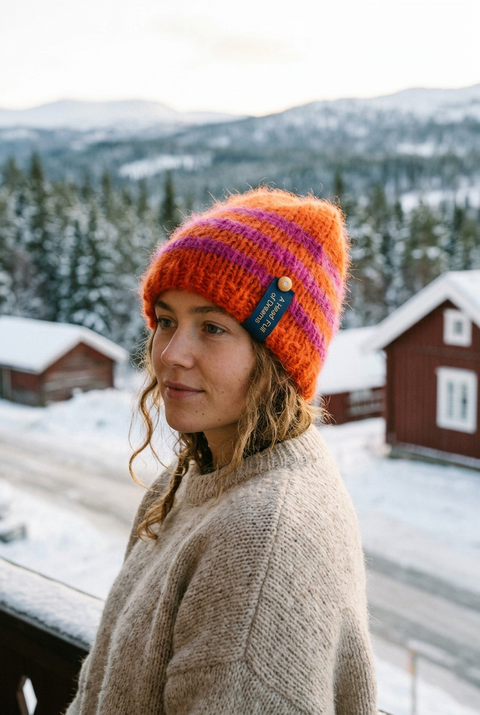 Striped Sunset – The Beanie