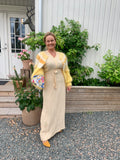 Sporty strikkejakke i halvpatent med raglan, kontraststriper og lommer – Tennis Lover fra CosyMonday
