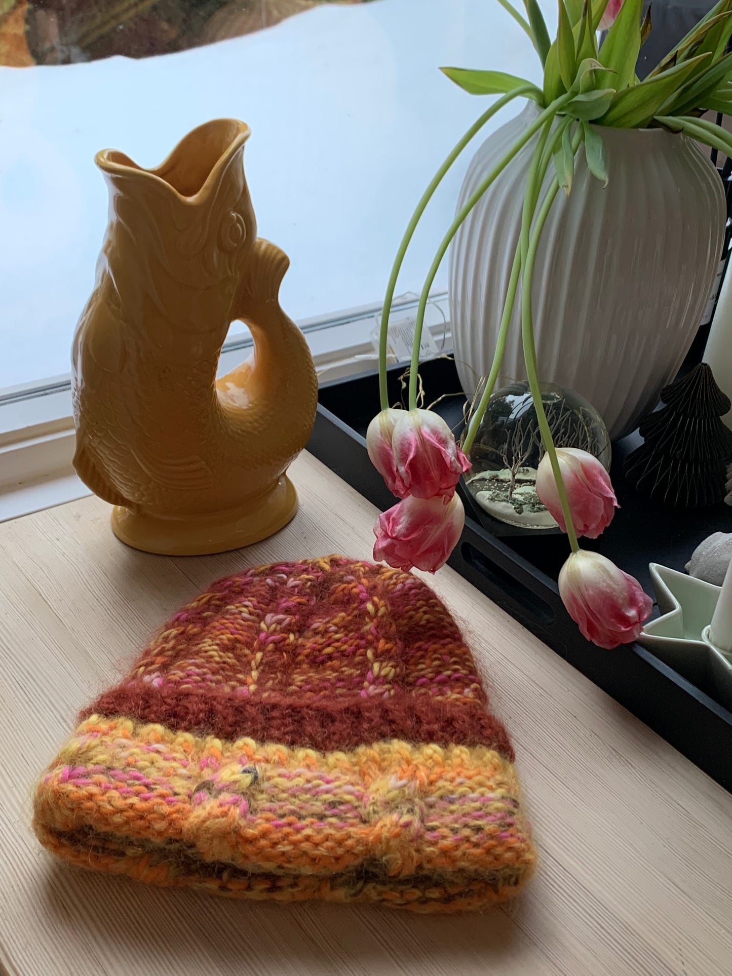 The Mosaic One - The Beanie - strikkeoppskrift