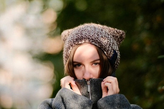 Anna's Hood Scarf - Chestnut Edition