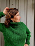 Mohair sweater with raglan, high neck and a classic fit – Summertime from CosyMonday