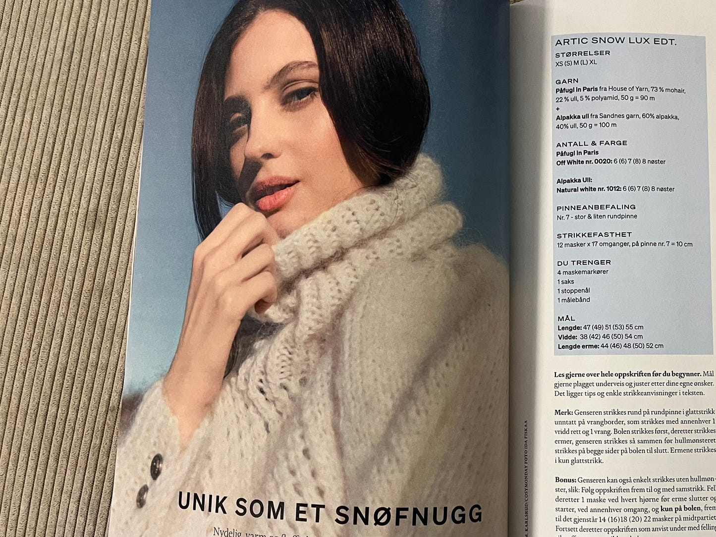 Arctic Snow, Lux edt. (wide sleeve & extra puff) - The Winter Icon