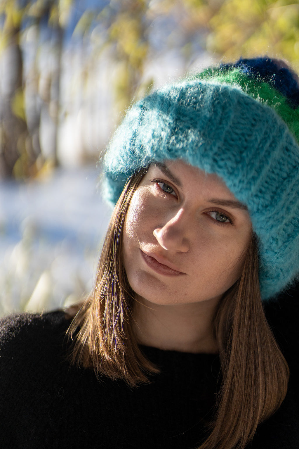 Be Bold Striped - The Beanie (m. ekstra brett)