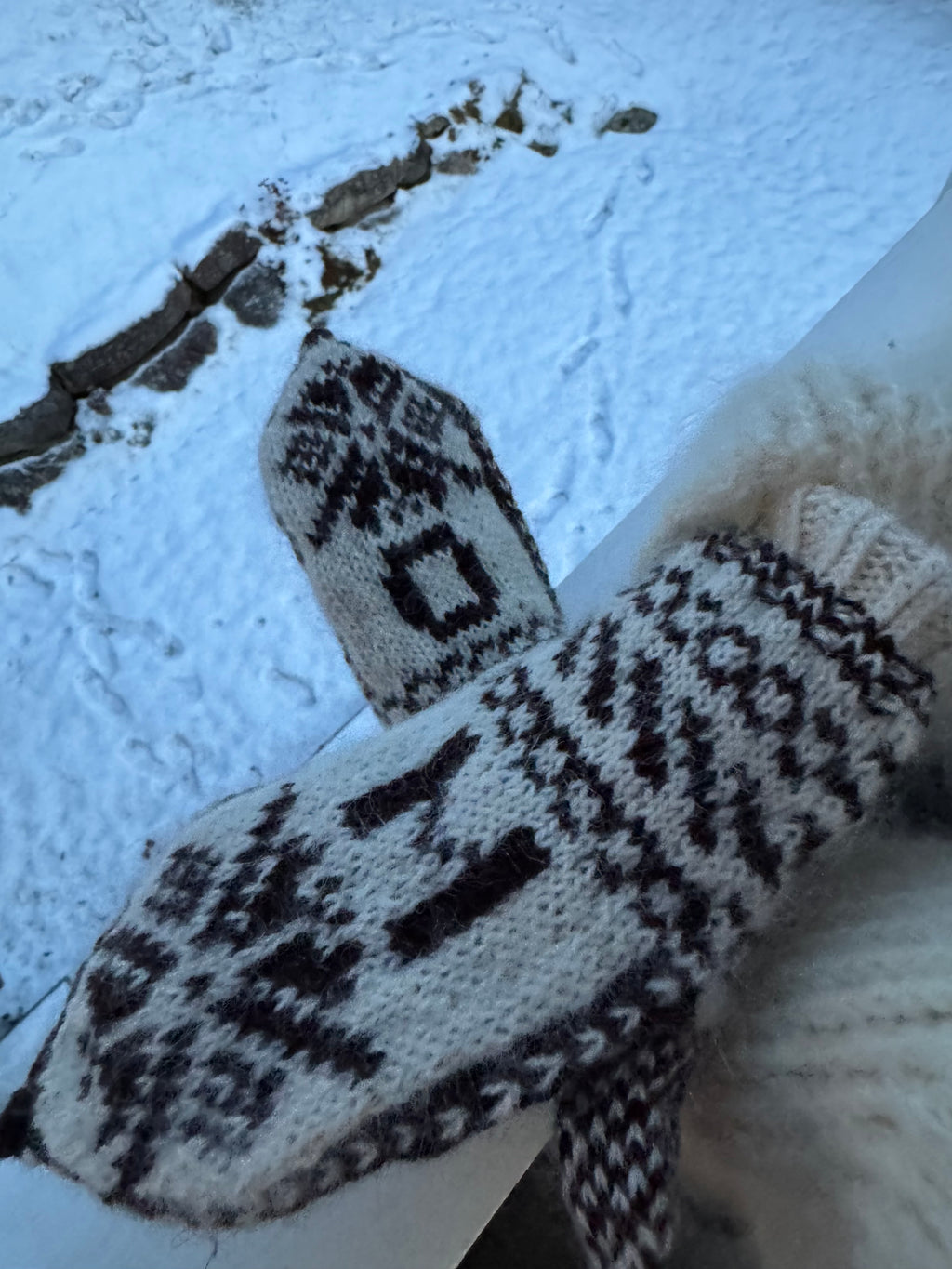 Mittens with a star pattern – Skistar by CosyMonday