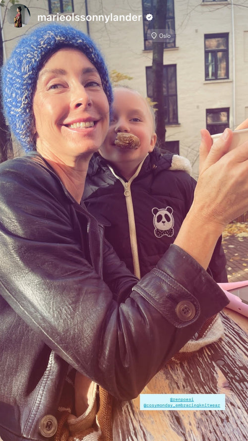Myk beanie i alpakka, mohair og gulltråd – A Sky Full of Stars fra CosyMonday
