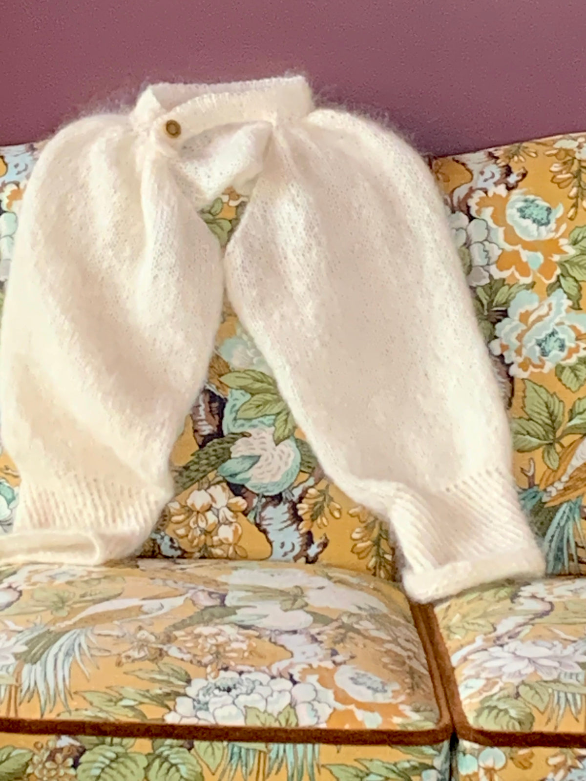 Kort bolero med vide ermer, raglan og hullmønster – Butterflies fra CosyMonday