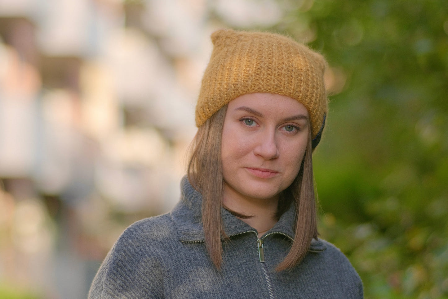 Gold - Annas Beanie Scarf