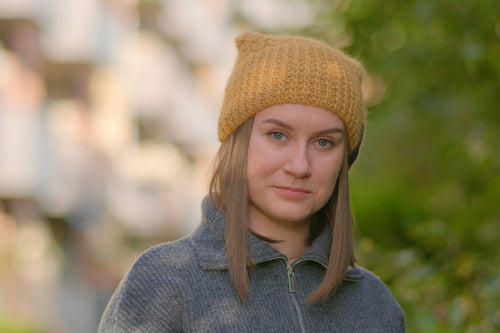 Anna`s Hood Scarf - Gold