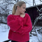 La Vie en Rose i 4227 Raspberry – popkorn og puffermer sett fra siden