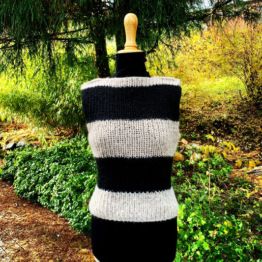 Black & Gold , O- REPRISE - Strikkeoppskrift