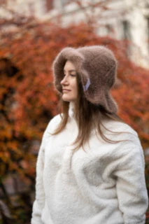 Anastasia - My Brown Bohemian Hat - Mønster - One Size