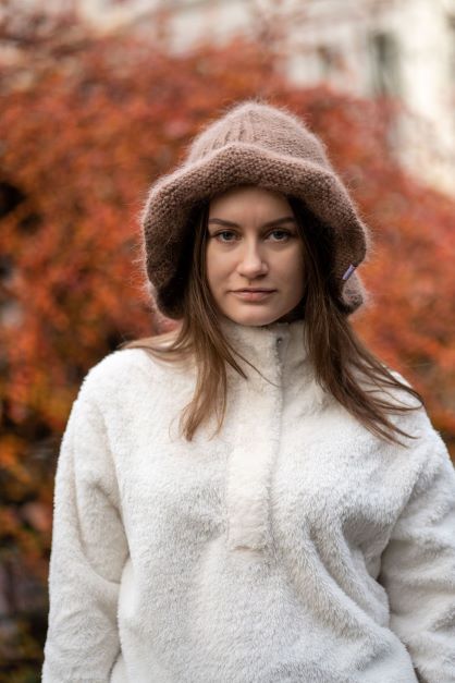 Anastasia - My Brown Bohemian Hat - Mønster - One Size