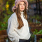 Anastasia - My Pink & Brown Bohemian Hat