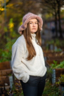 Anastasia - My Pink & Brown Bohemian Hat