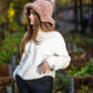 Anastasia - My Pink & Brown Bohemian Hat - Pattern - One Size