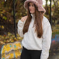 Anastasia - My Pink & Brown Bohemian Hat - Pattern - One Size