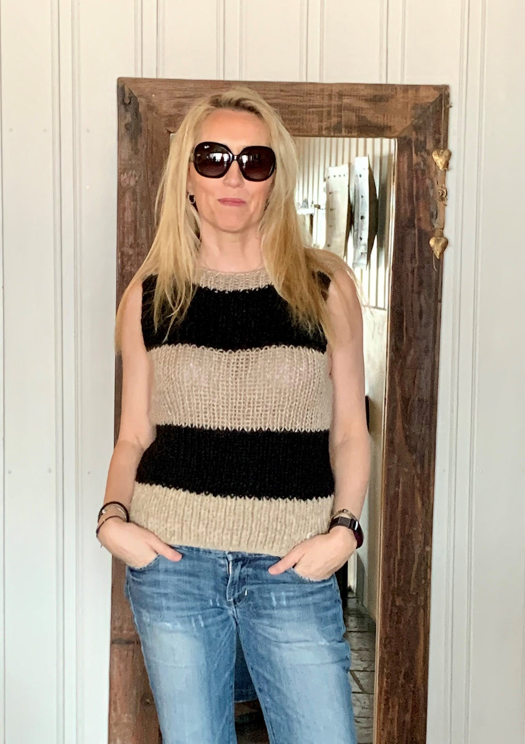 Black & Gold , O- REPRISE - Knitting pattern