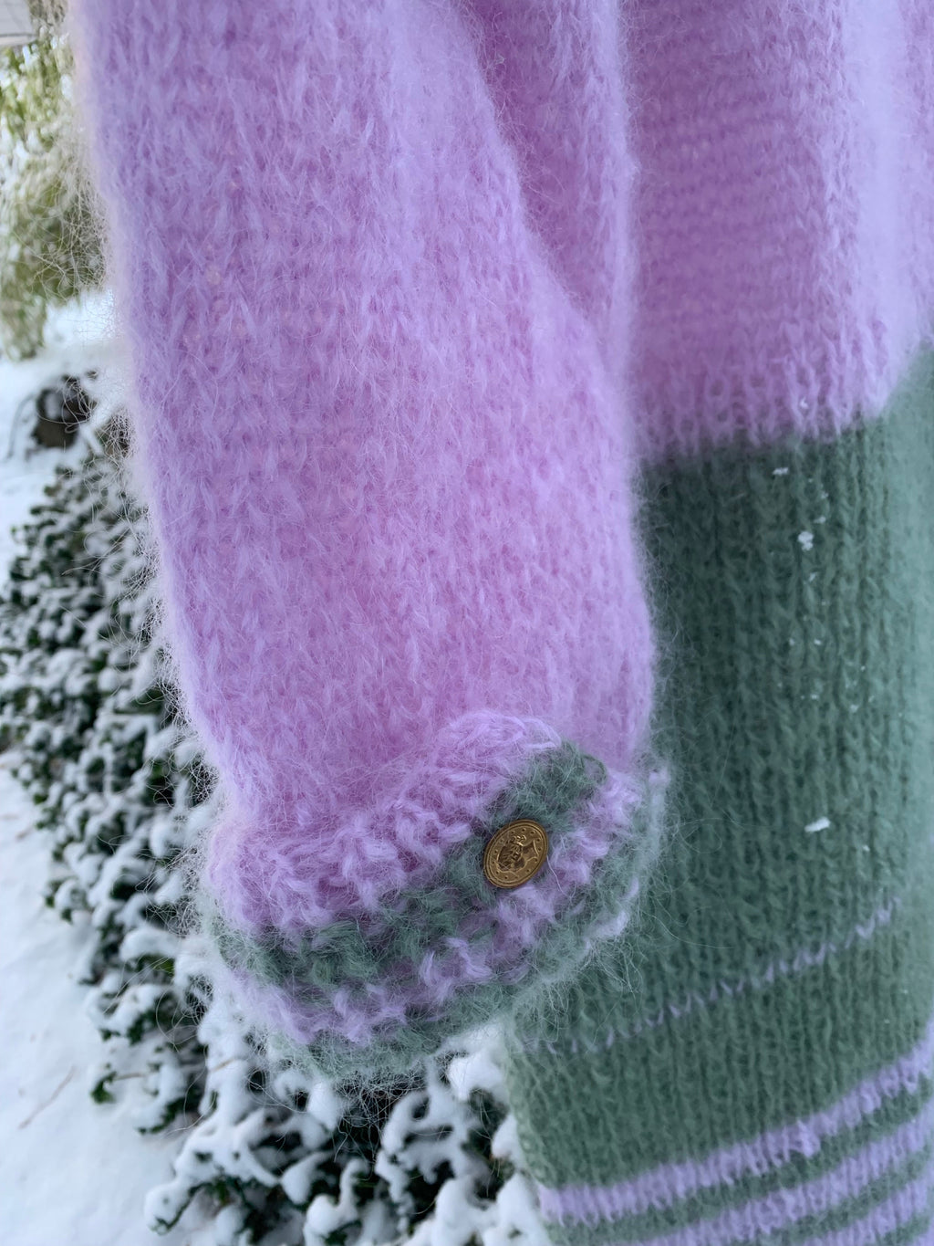 My Cosy Winter Dress | Strikkeoppskrift på lang mohairkjole – The Dress