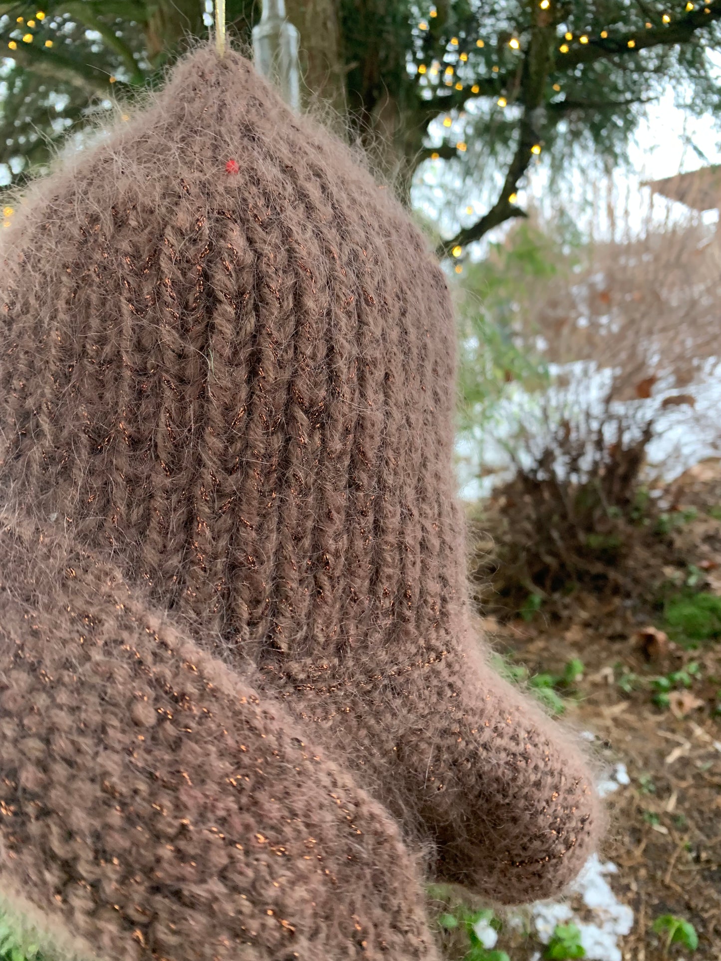 Anastasia - My Brown & Metalic Bohemian Hat  - Mønster - One Size