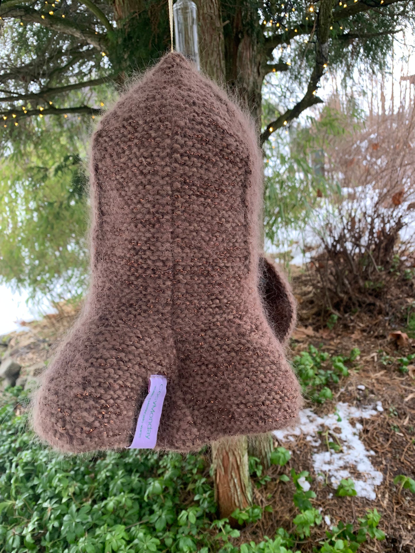 Anastasia - My Brown & Metalic Bohemian Hat  - Mønster - One Size